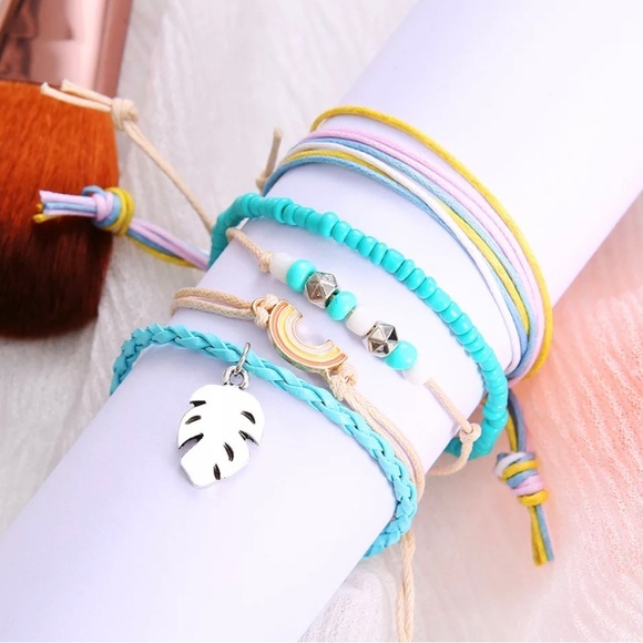 SET OF 5 Boho Bracelets - Picture 2 of 7